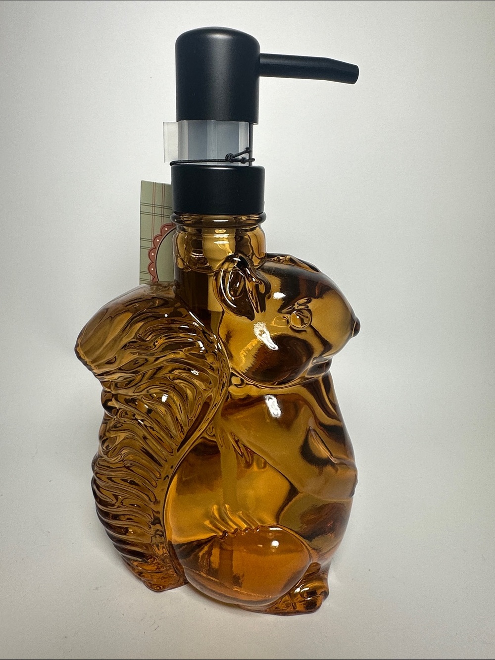 Aroma Aria Squirrel Glass Soap Dispenser Hand Soap